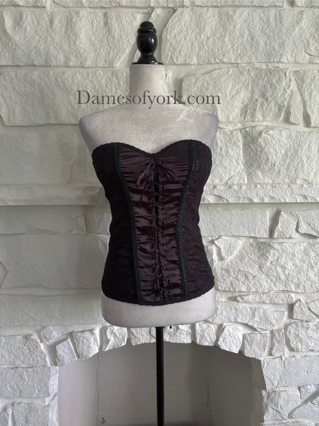 Midnight Lace Corset Top
