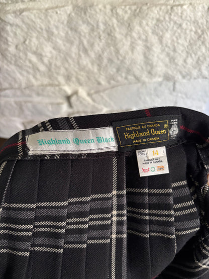 Fireside Plaid Wrap Skirt
