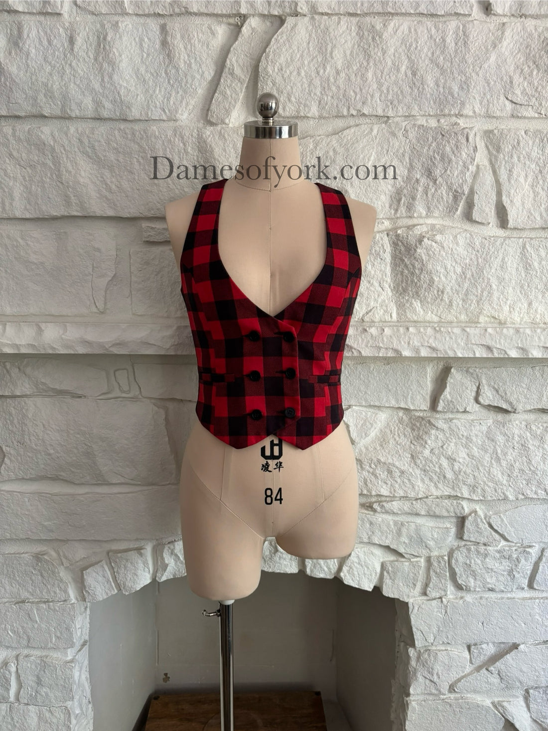 Plaid Vest