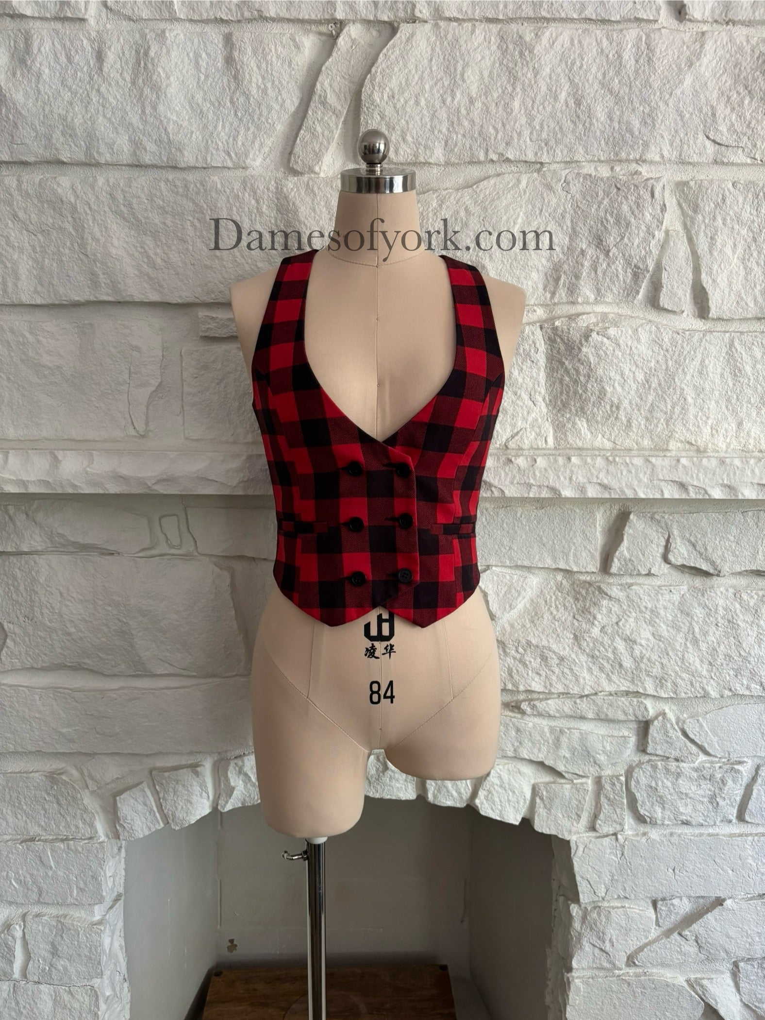 Plaid Vest