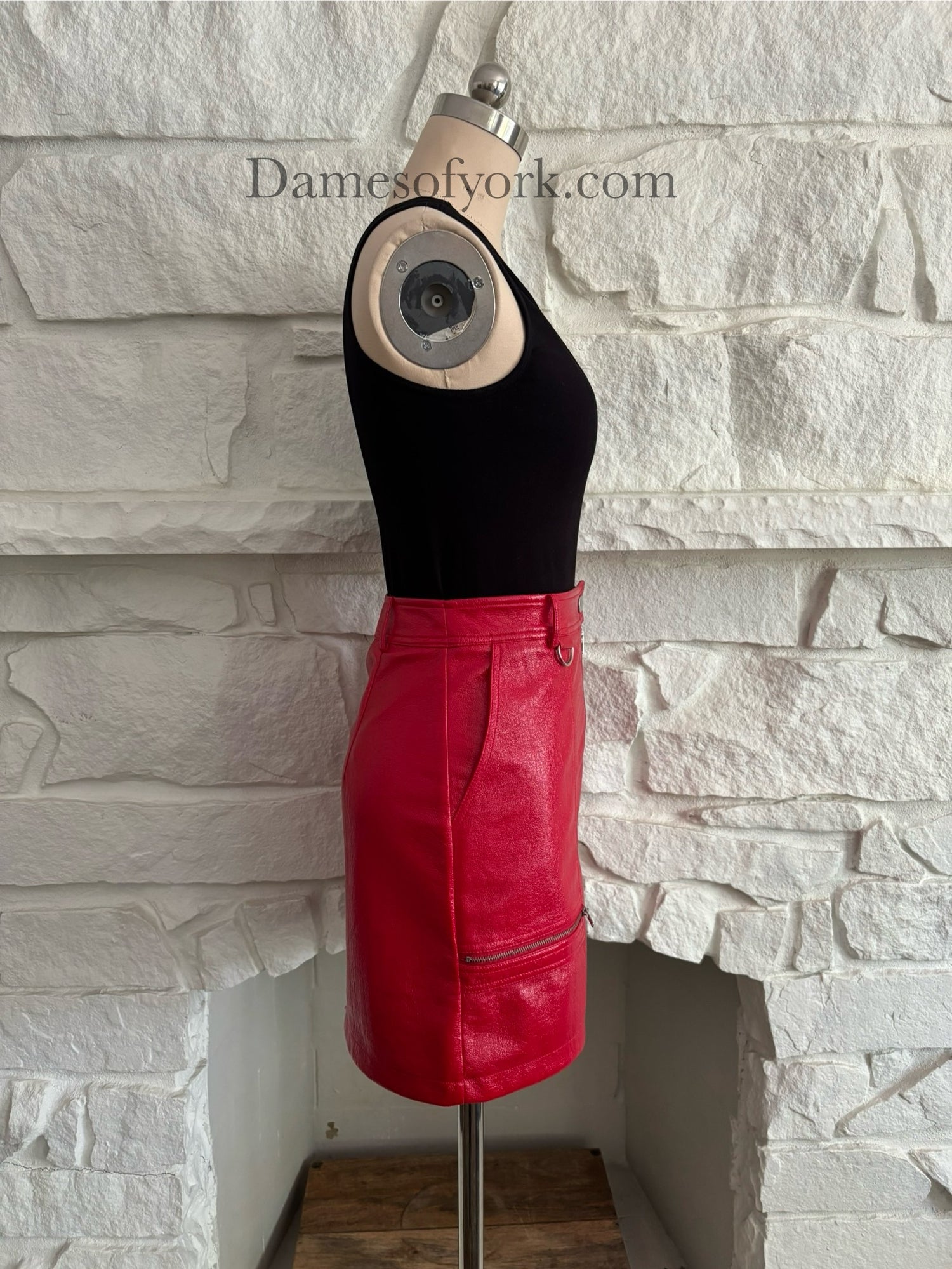 Red Mini Skirt
