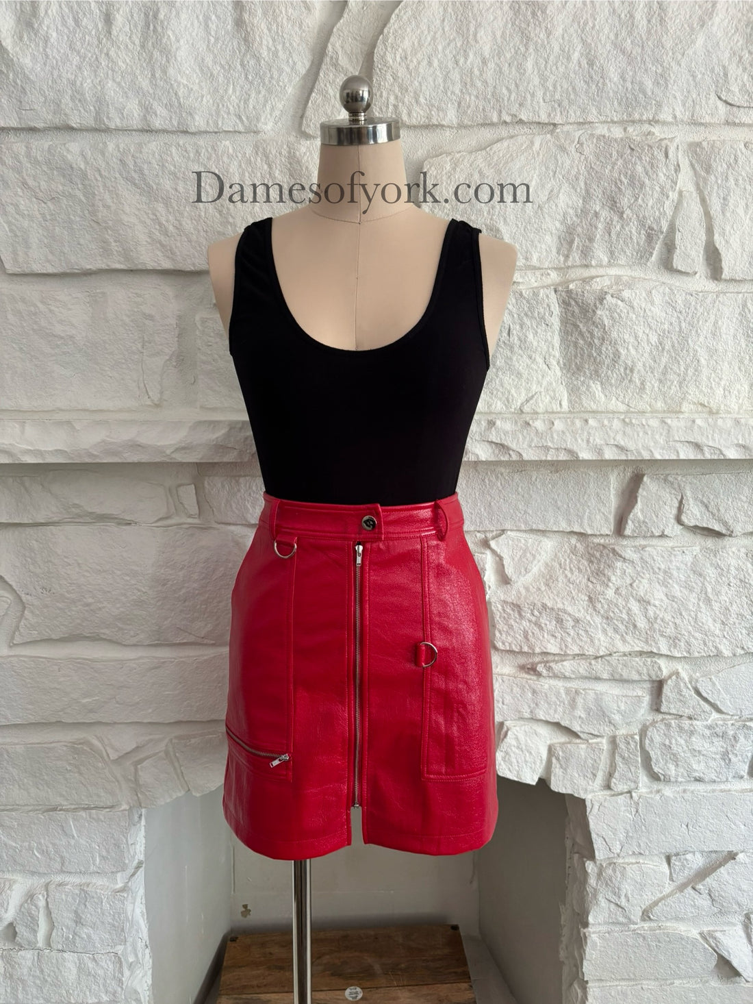 Red Mini Skirt