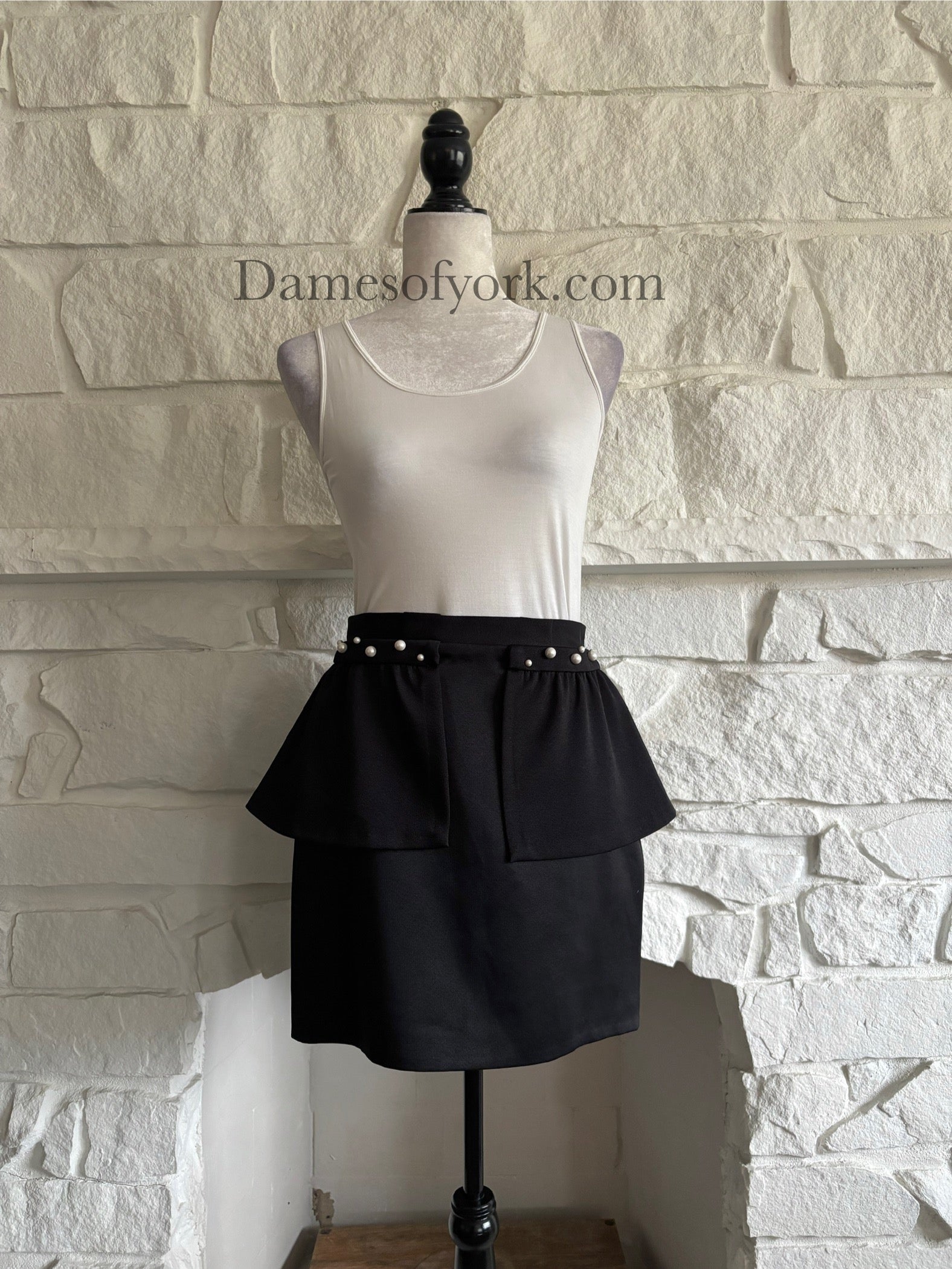 Pearlcrest Peplum Skirt
