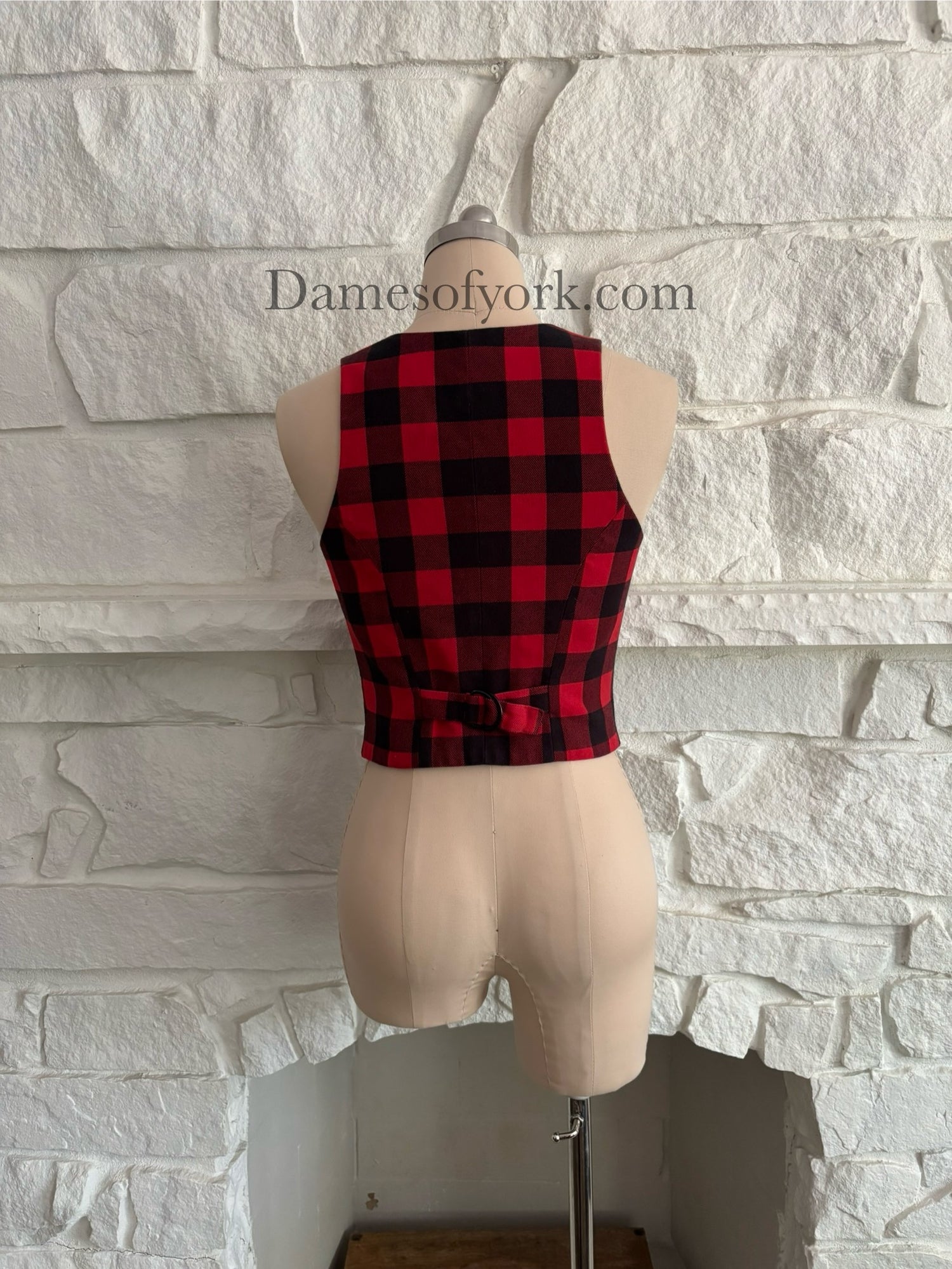 Plaid Vest