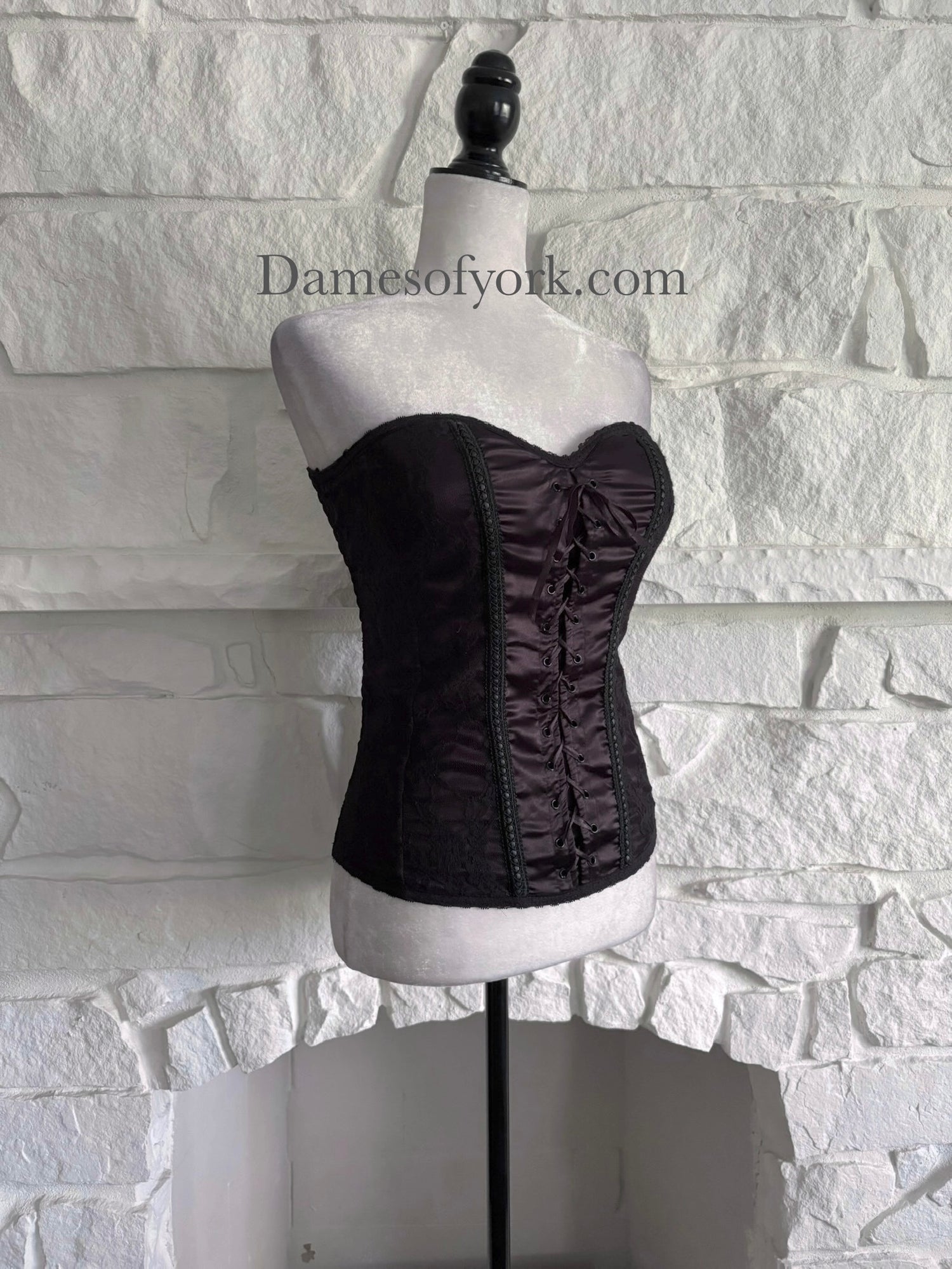 Midnight Lace Corset Top