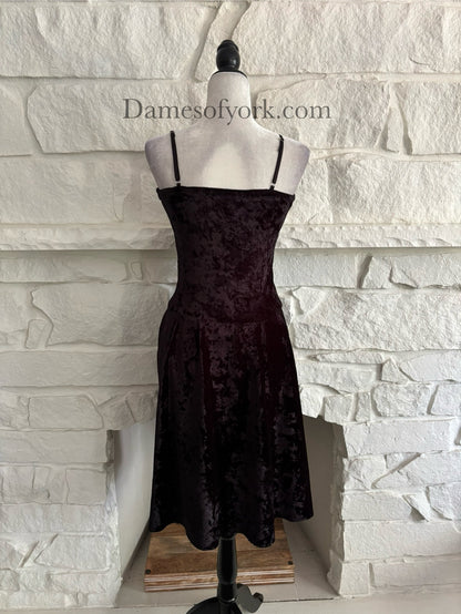 Corset Velvet Dress