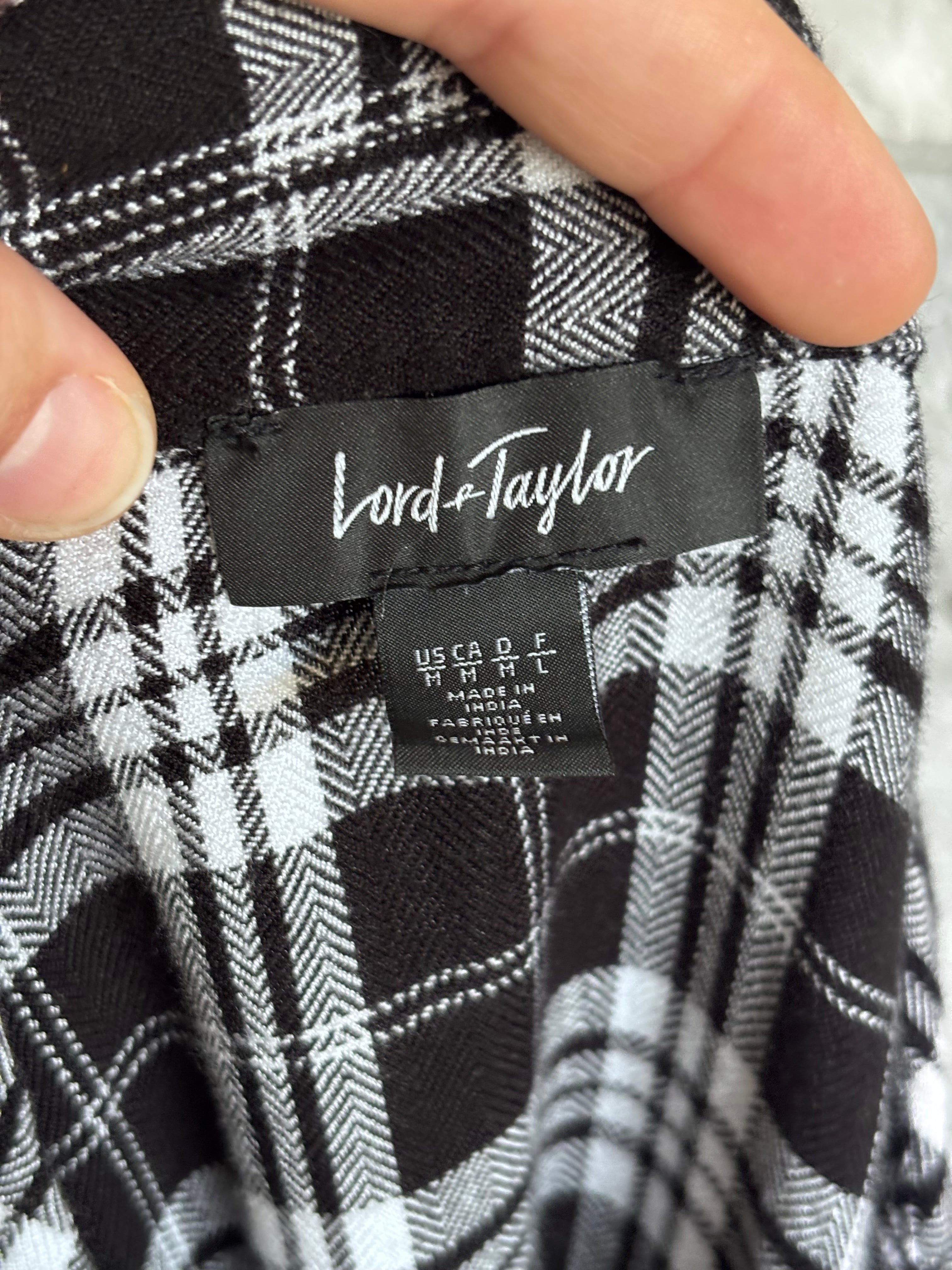 Plaid Laceback Shirt