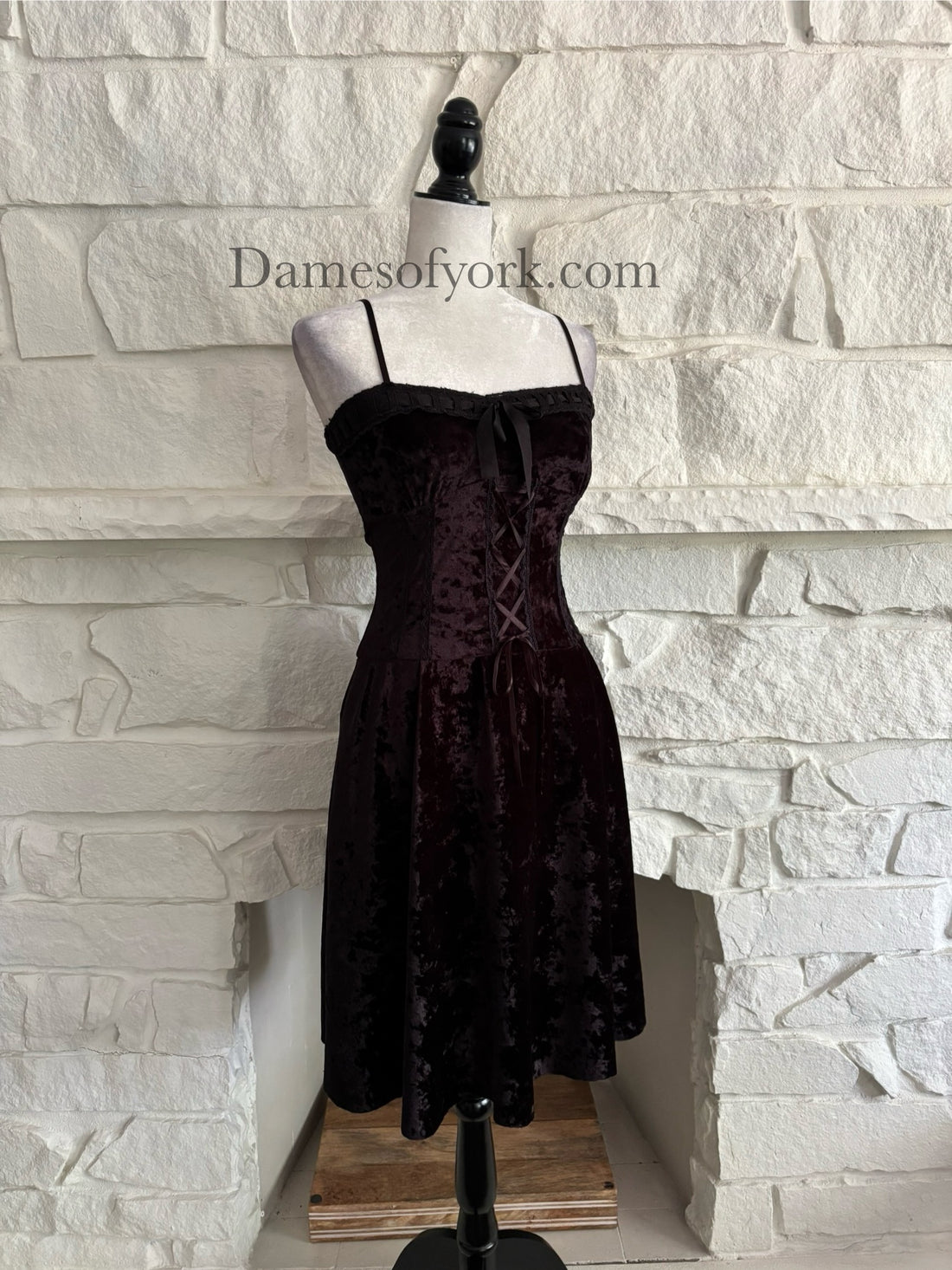 Corset Velvet Dress