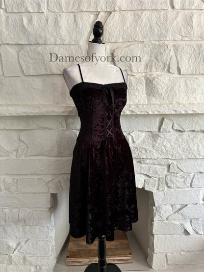 Corset Velvet Dress