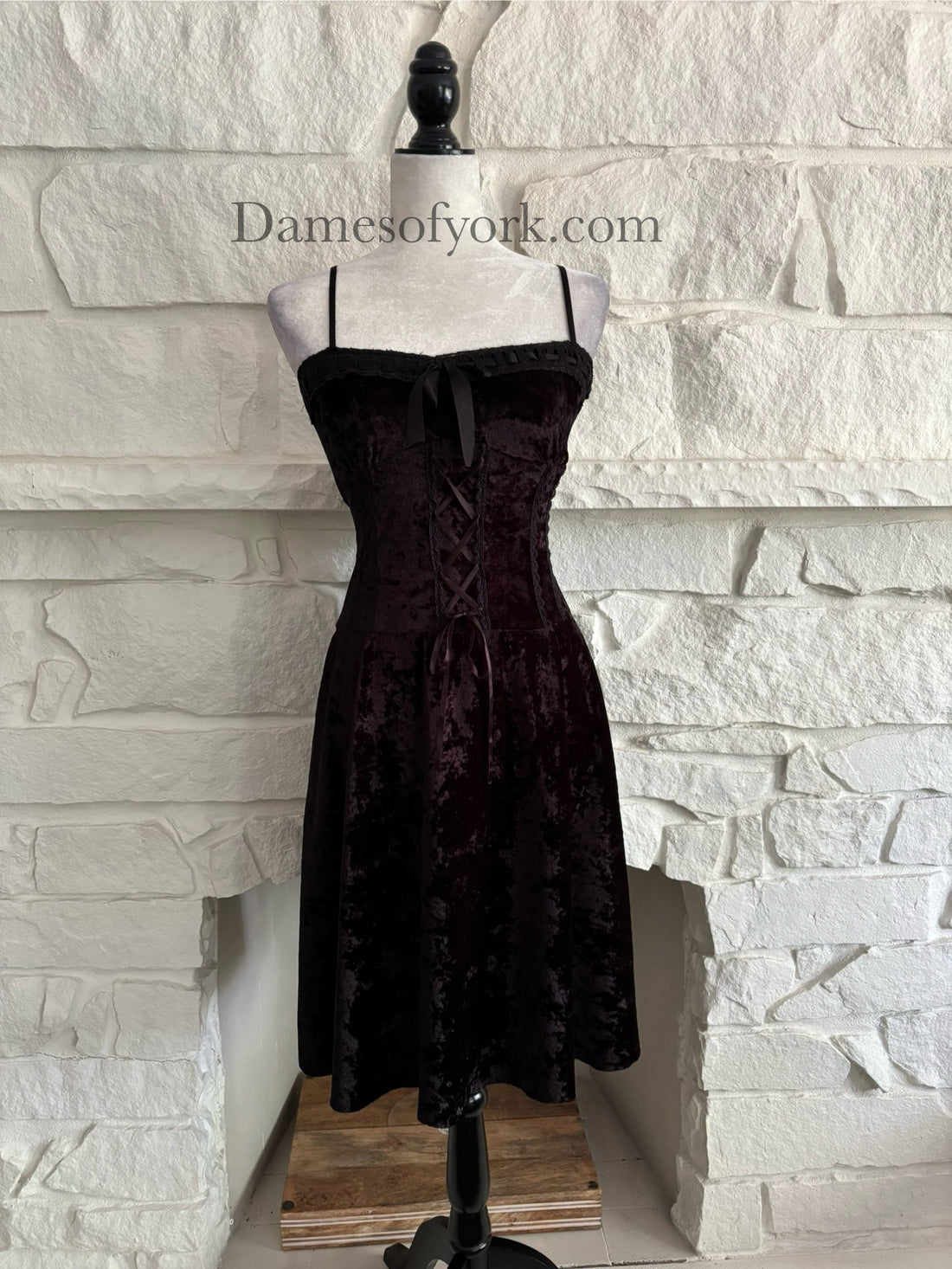 Corset Velvet Dress