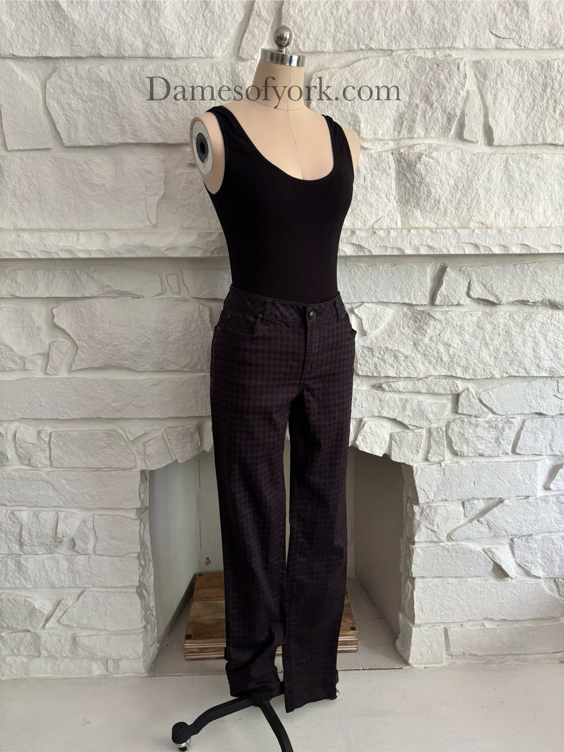 Houndstooth Skinny Jean