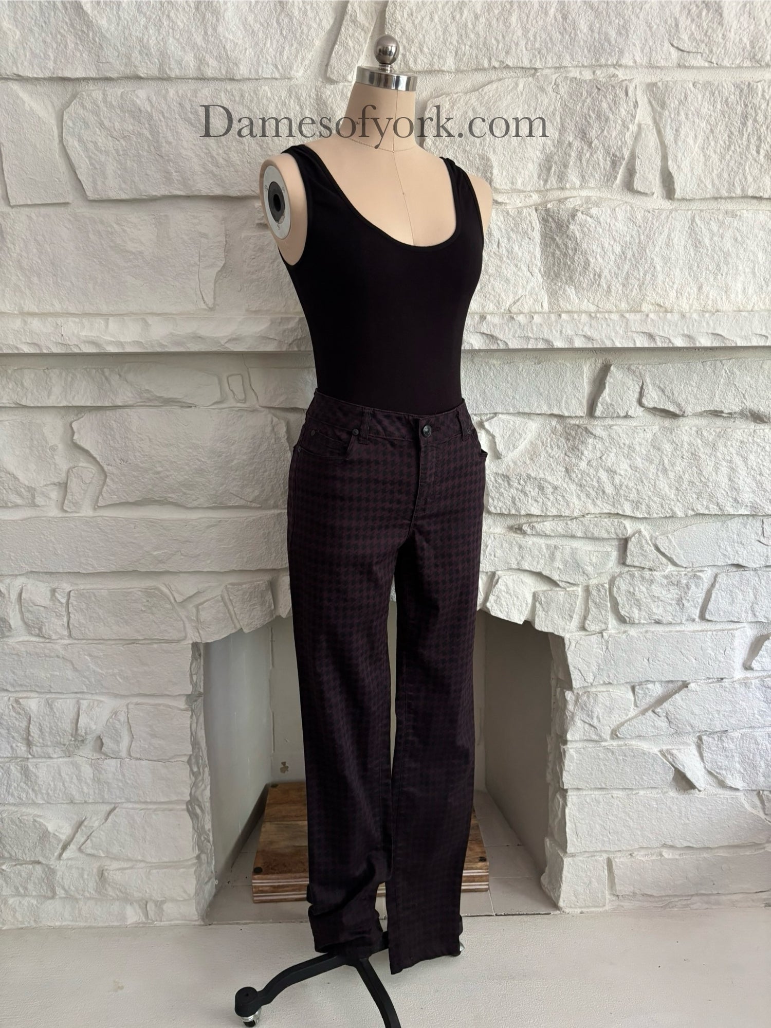 Houndstooth Skinny Jean