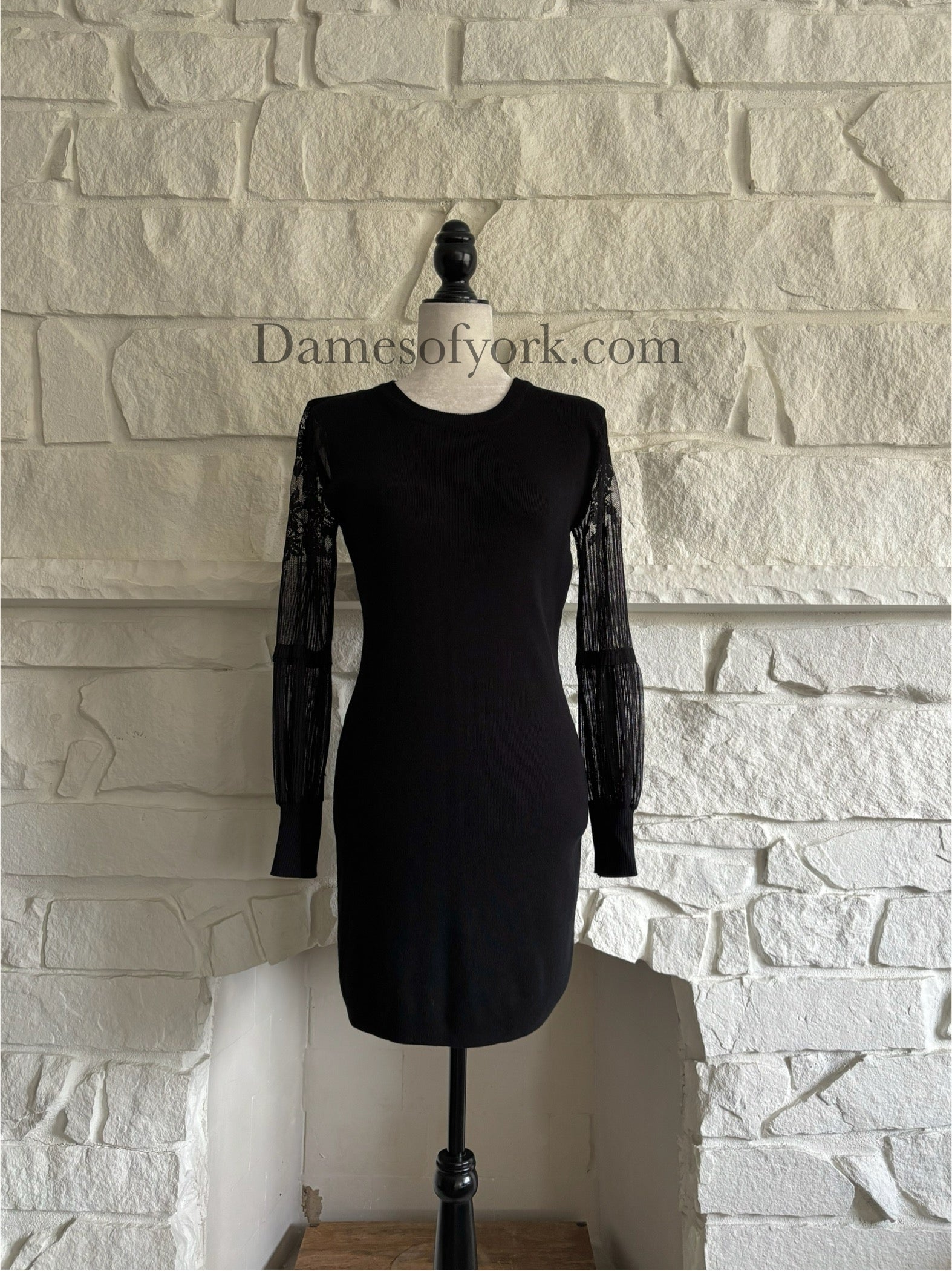 Black Ledger Dress