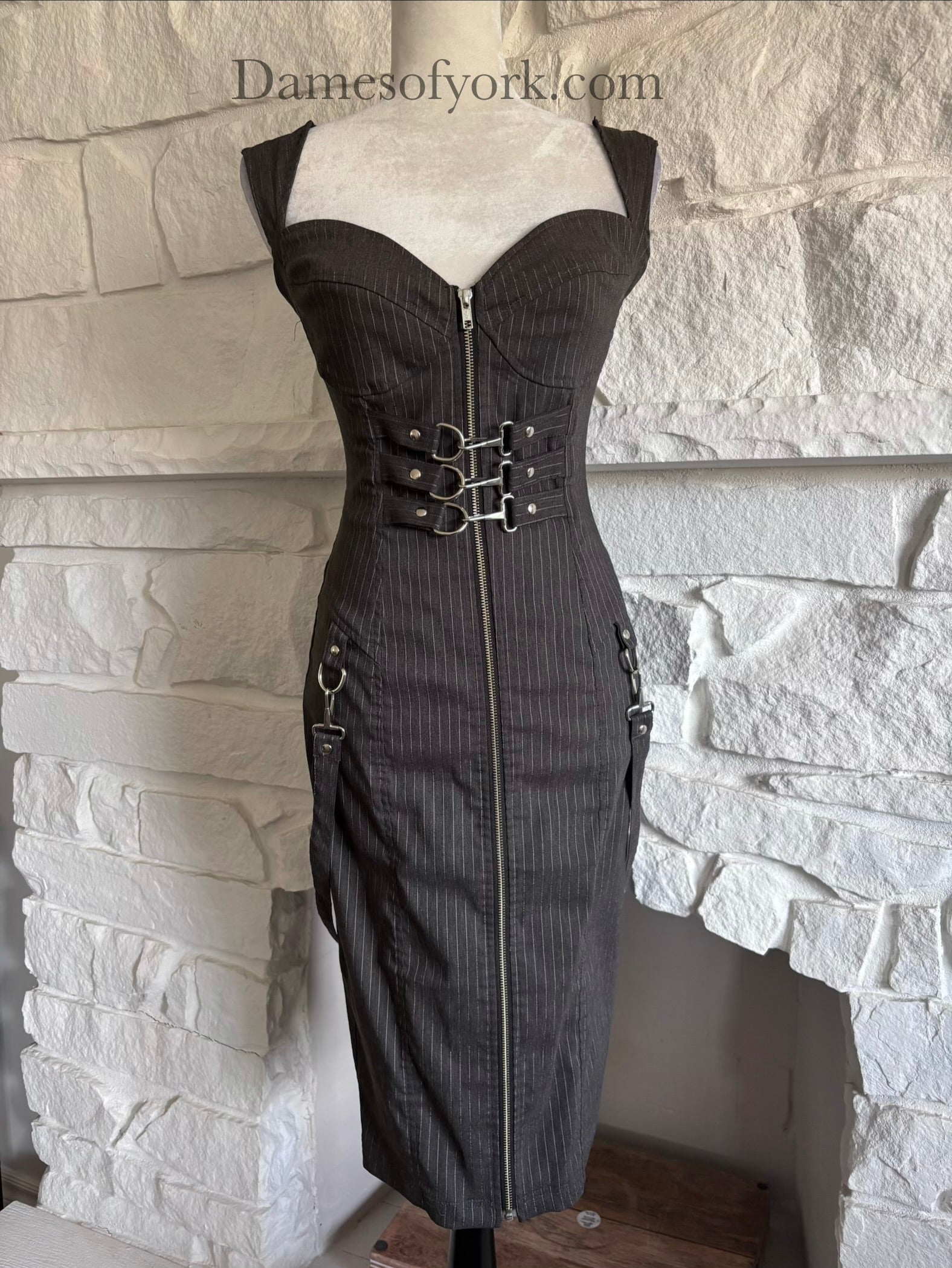 Steelheart Pinstripe Dress