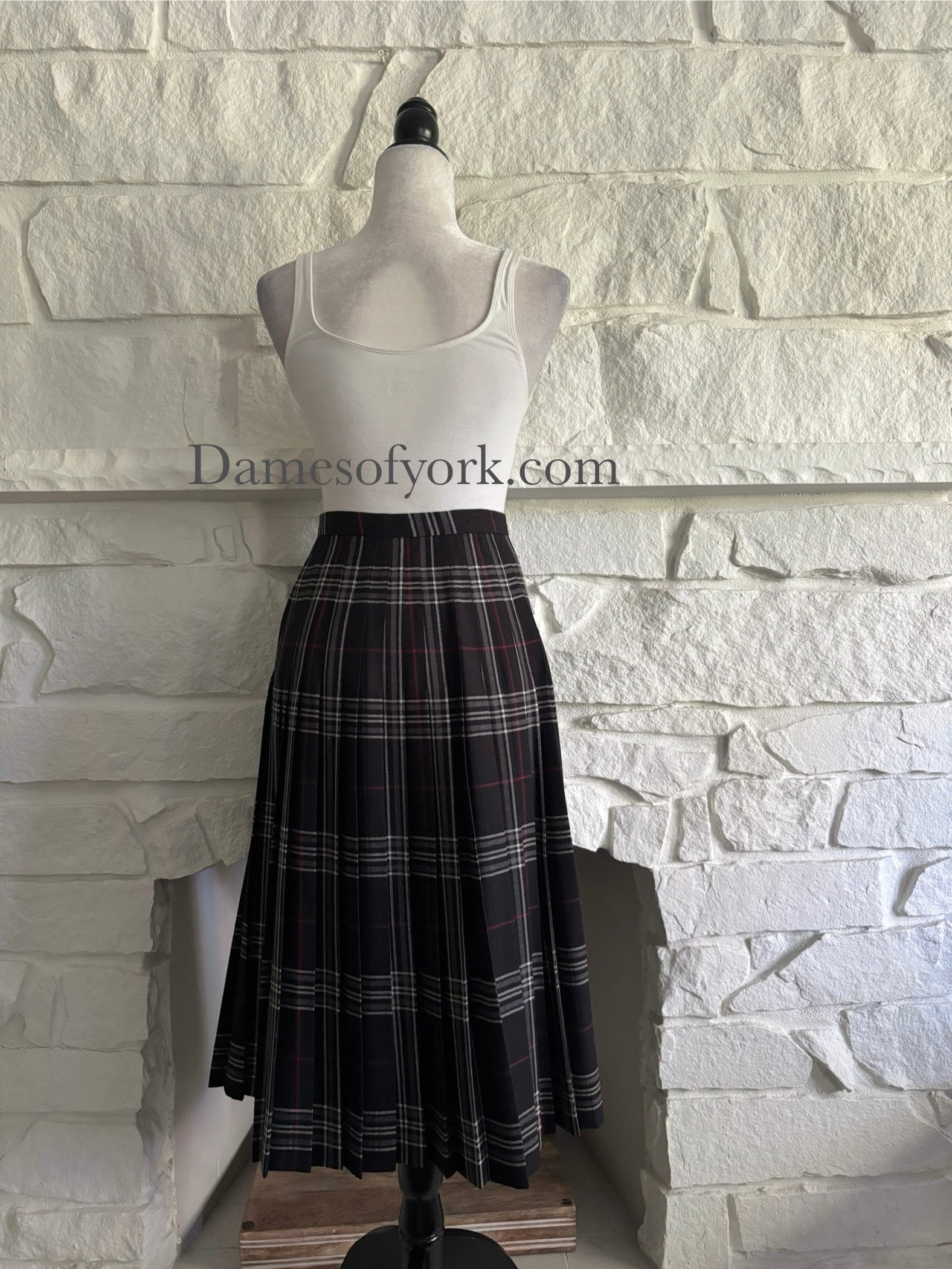 Fireside Plaid Wrap Skirt