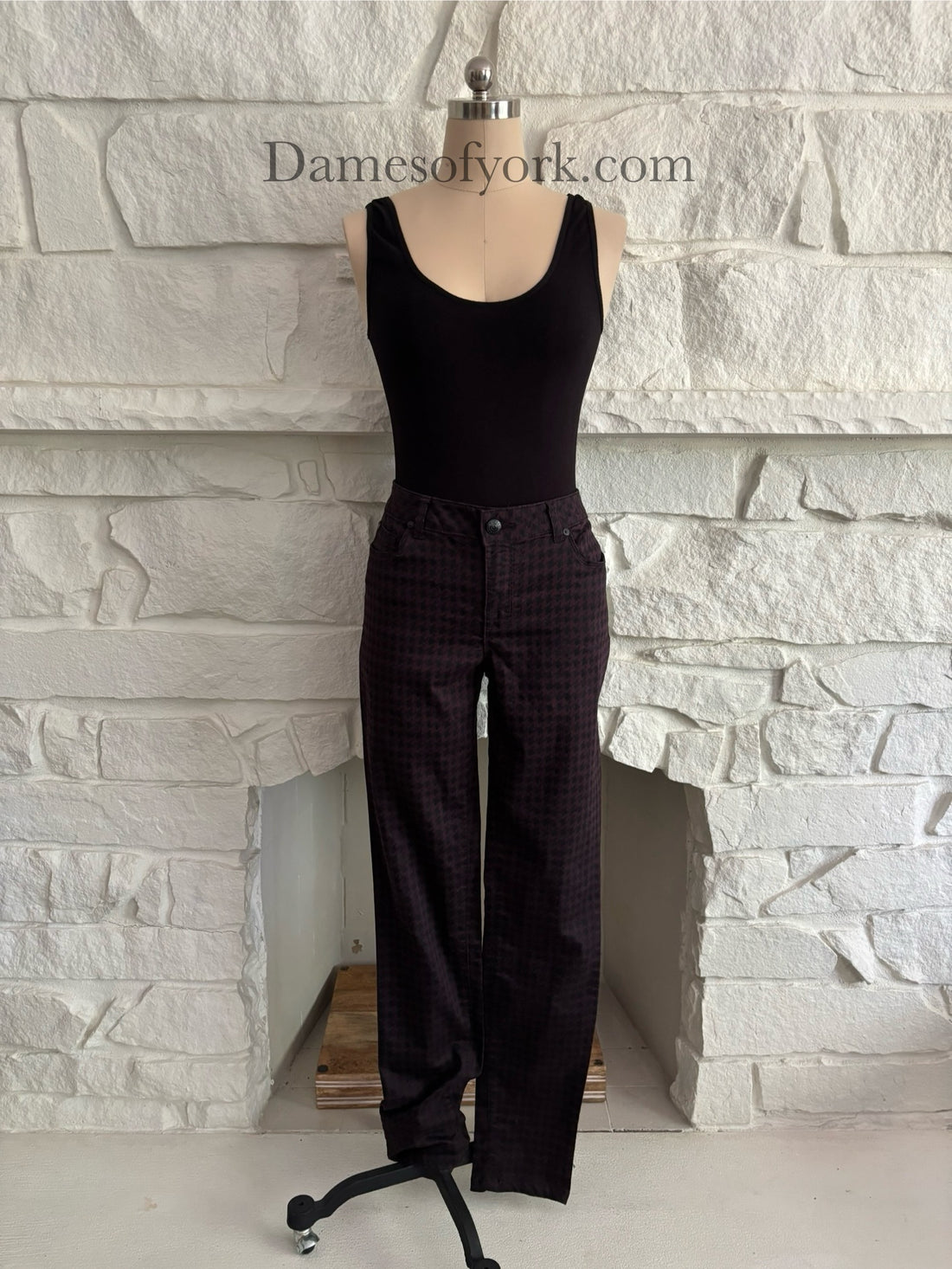Houndstooth Skinny Jean