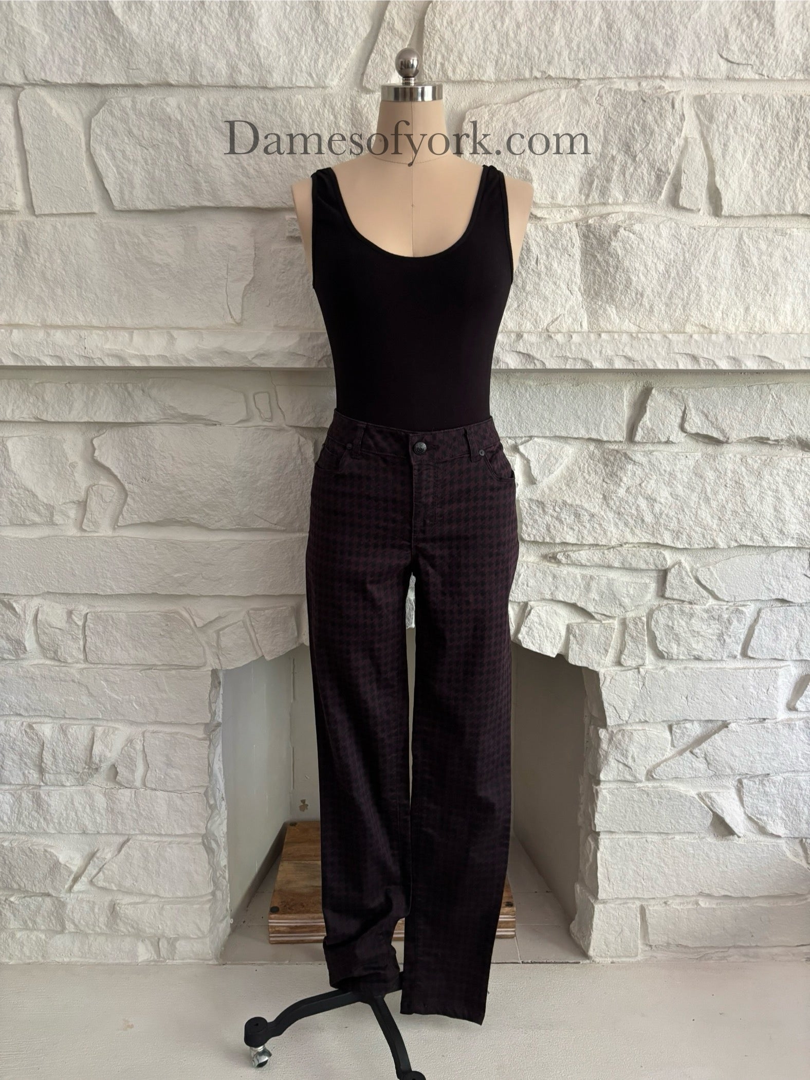 Houndstooth Skinny Jean