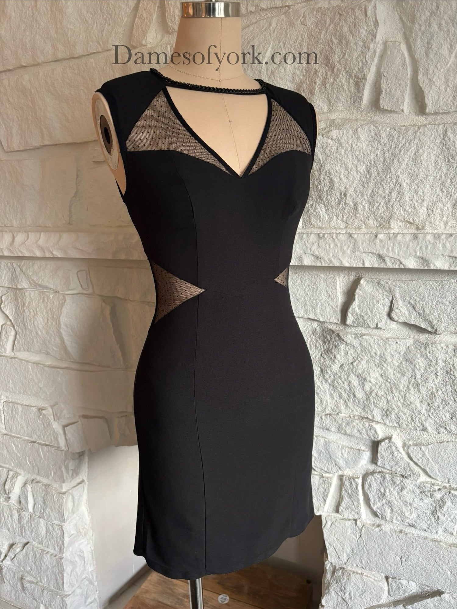 Chain Veil Siren Dress