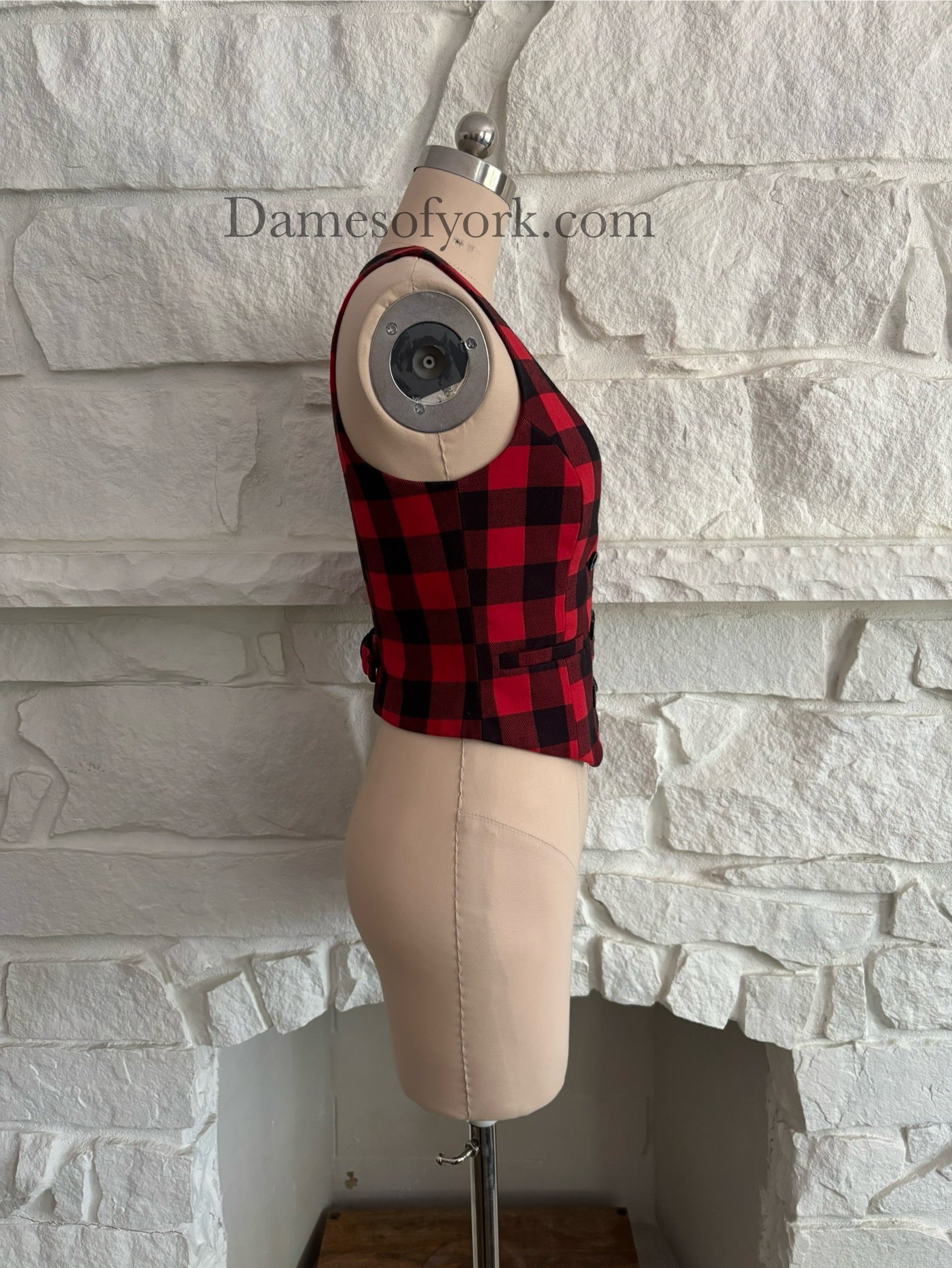 Plaid Vest
