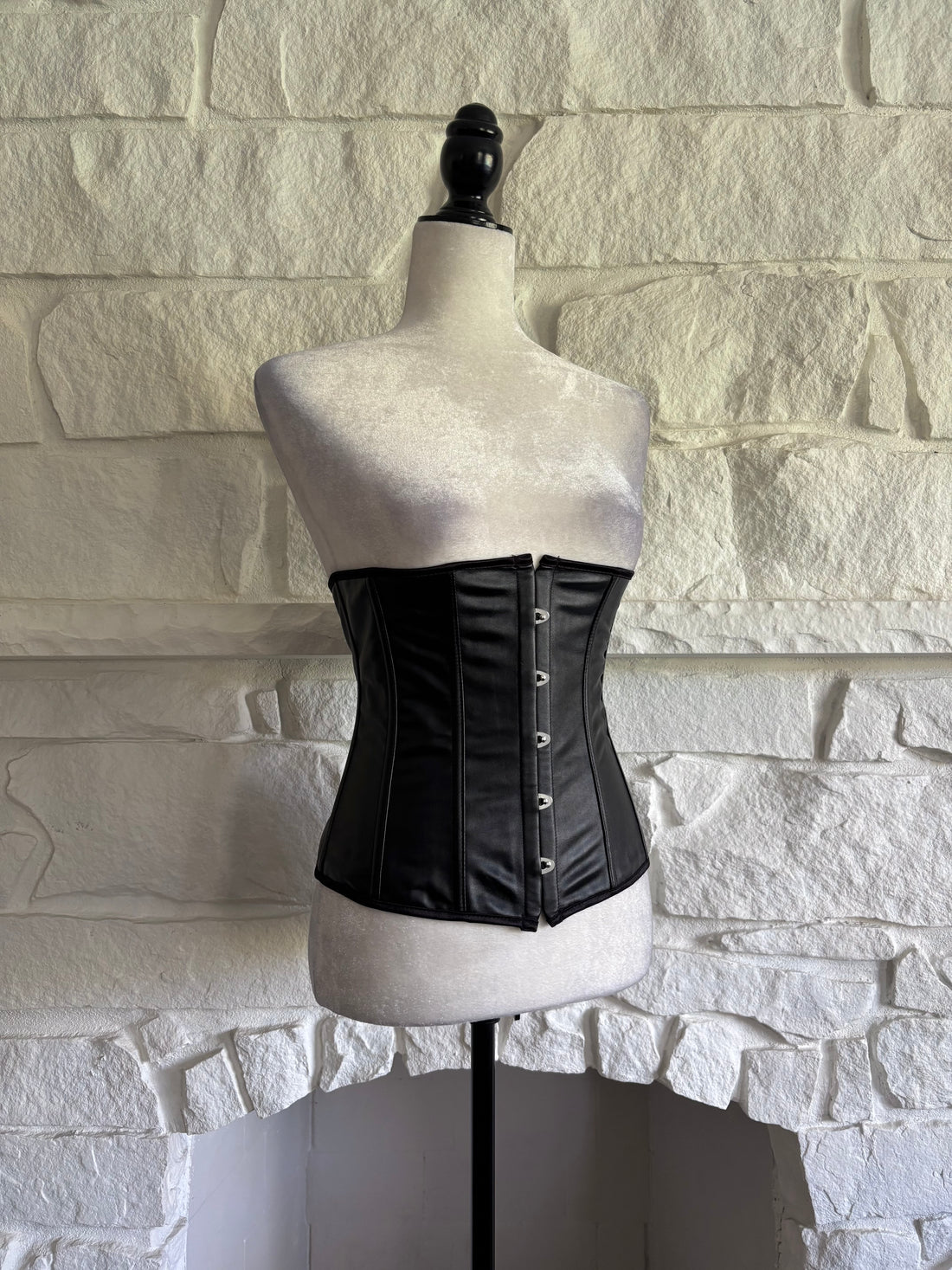 Pleather Underbust Corset