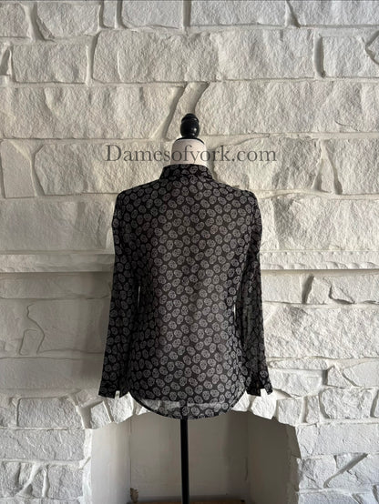 Gilded Sugar Skull Blouse