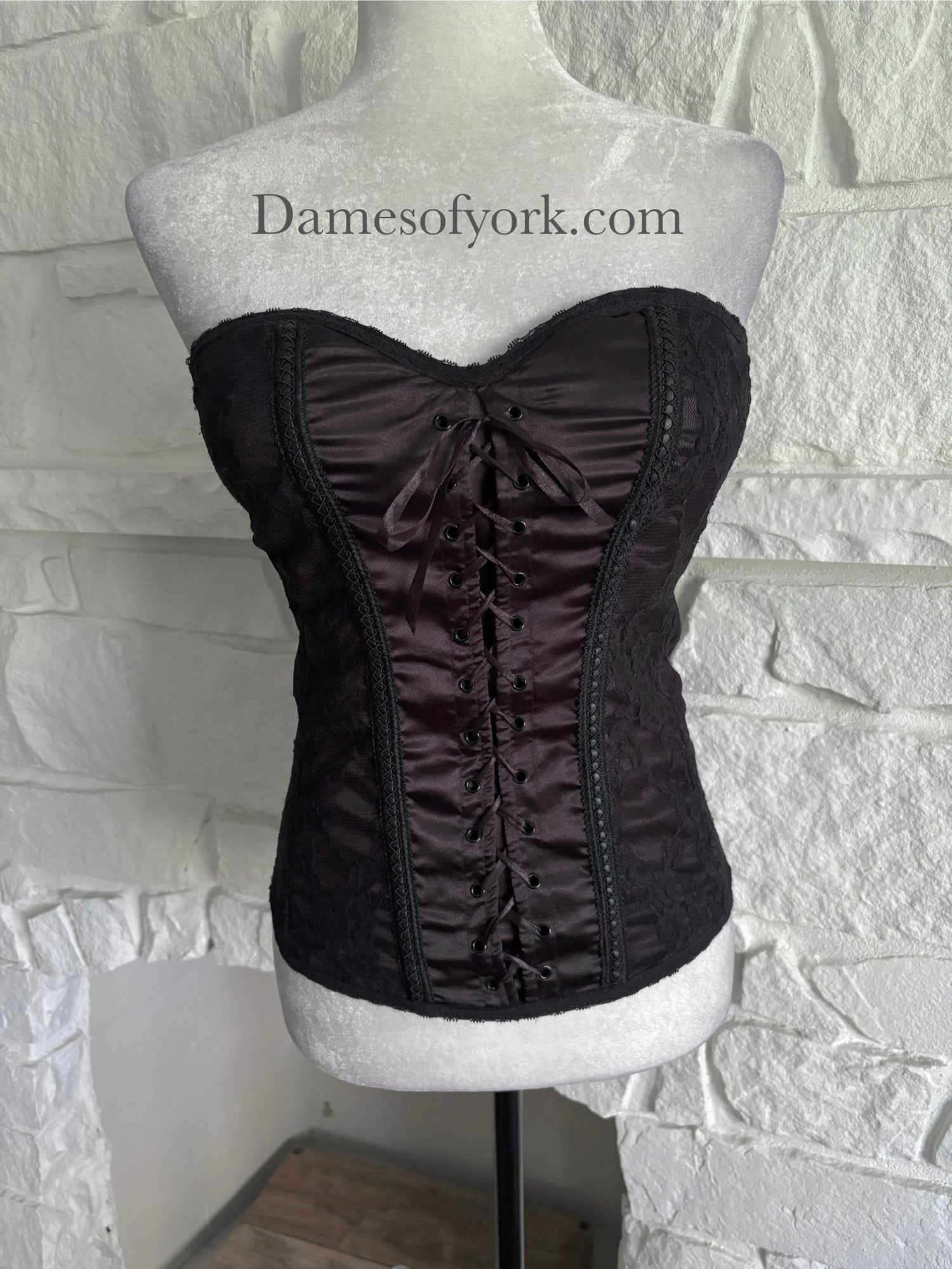 Midnight Lace Corset Top