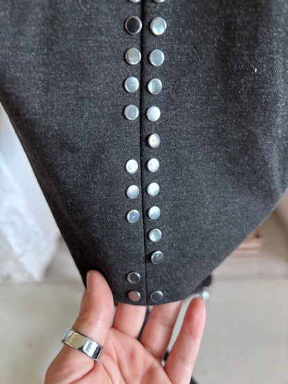 Graphite Rivet Dress