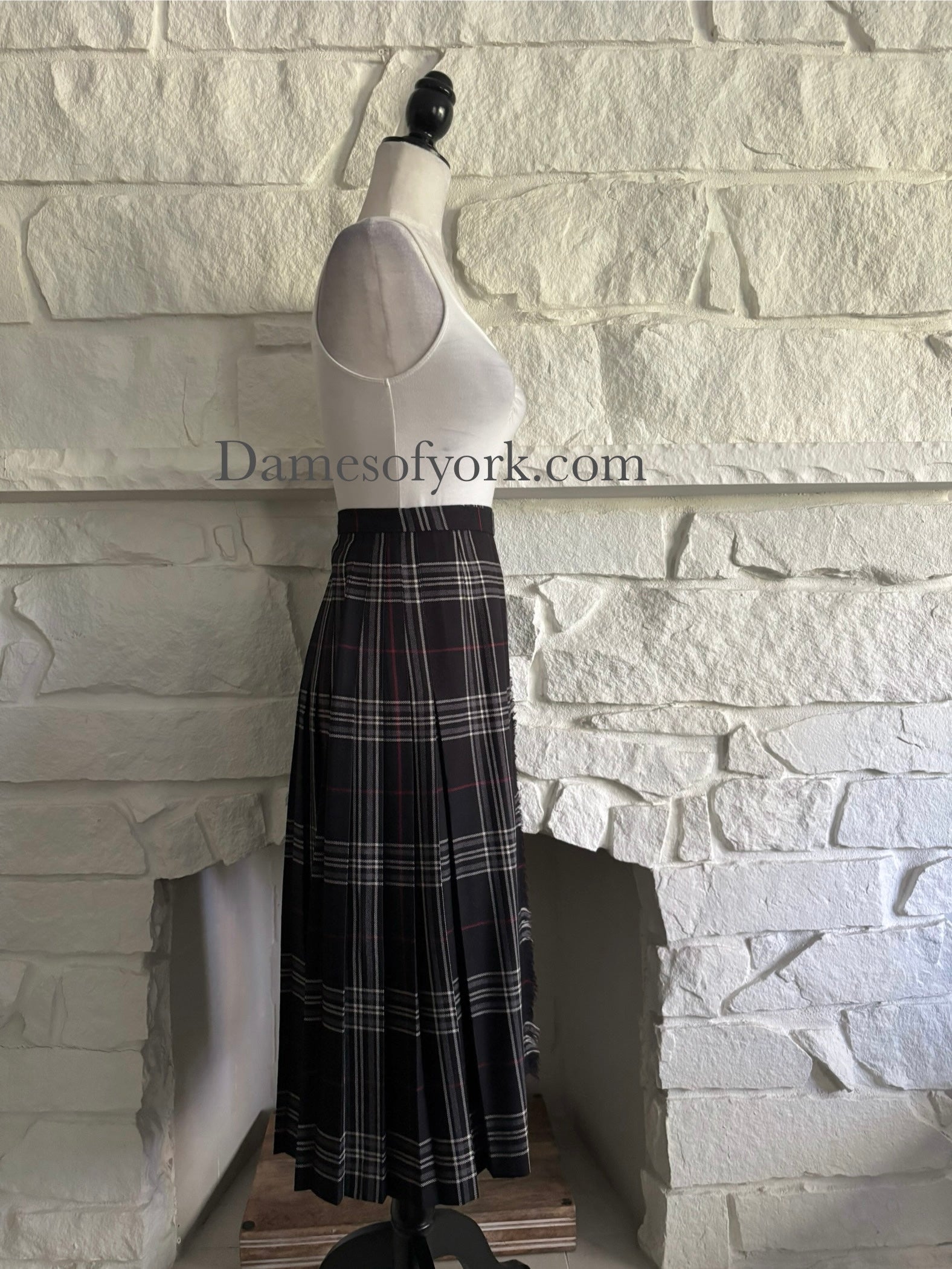 Fireside Plaid Wrap Skirt