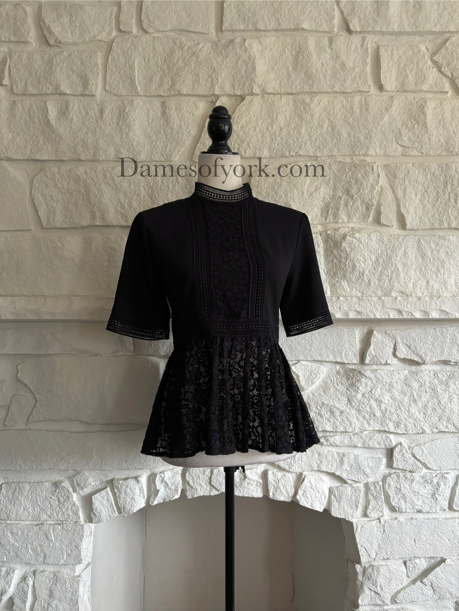 Lacecrest Peplum Top