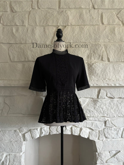 Lacecrest Peplum Top