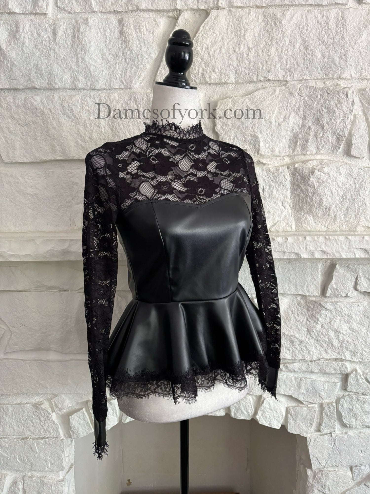 Peplum Hex Top