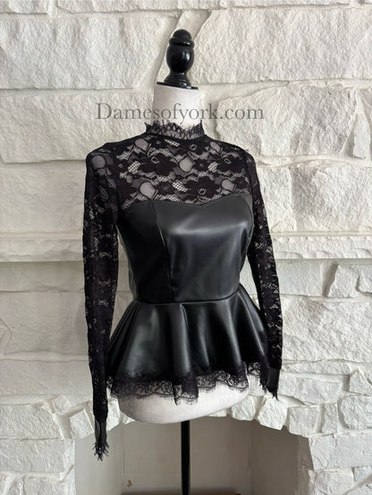 Peplum Hex Top