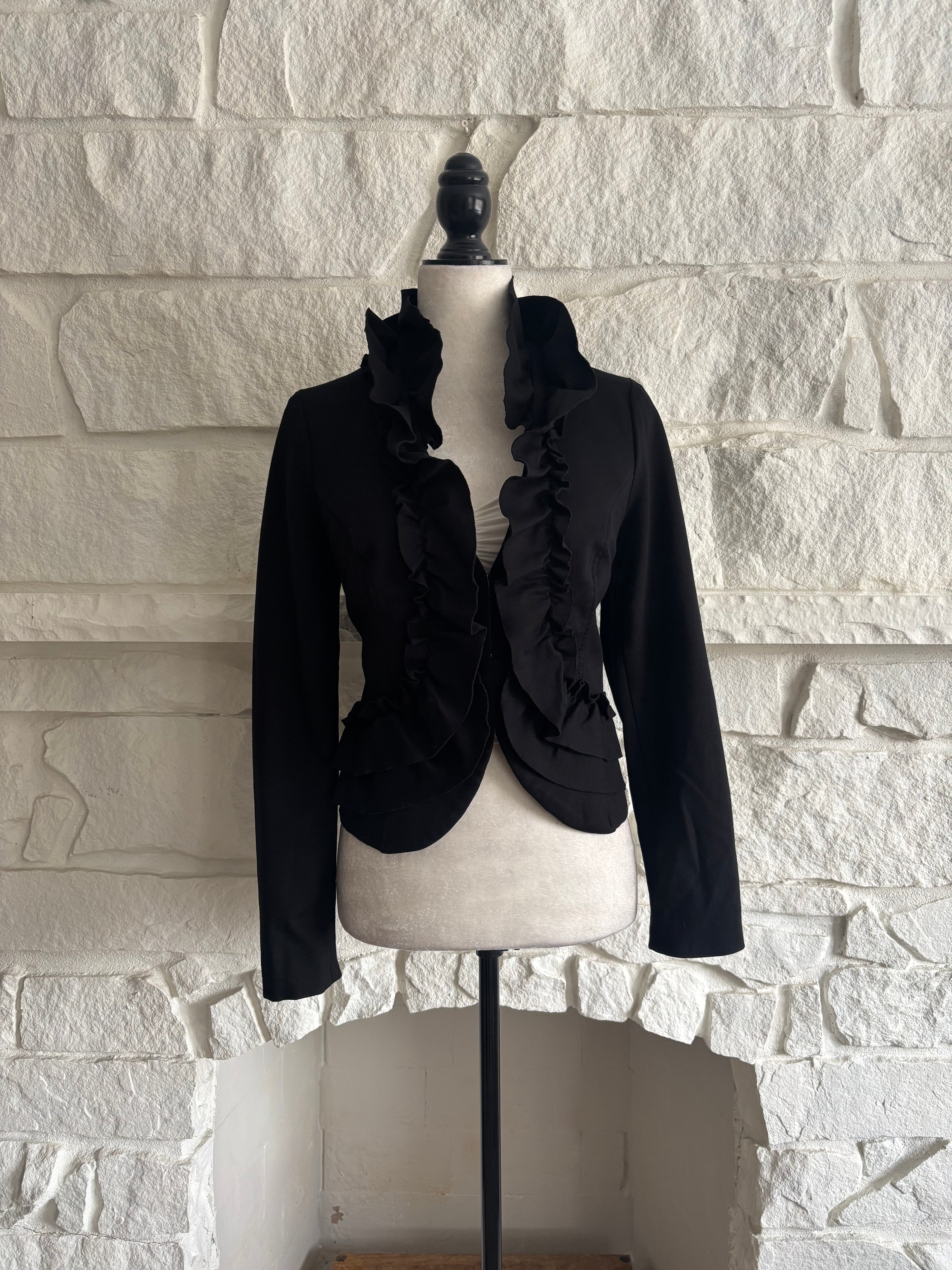 Ruffled Blazer