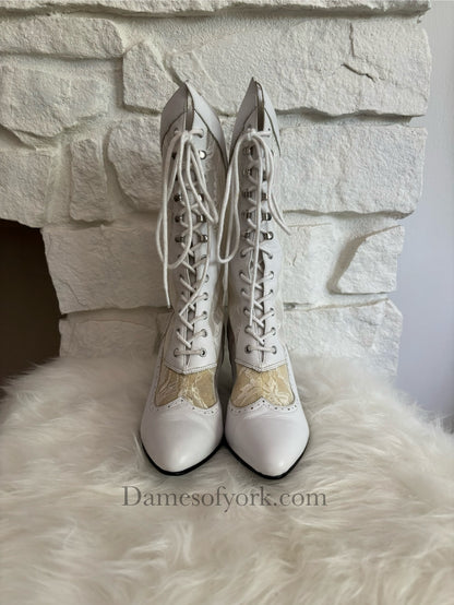 Gilded Grace Victorian Boots