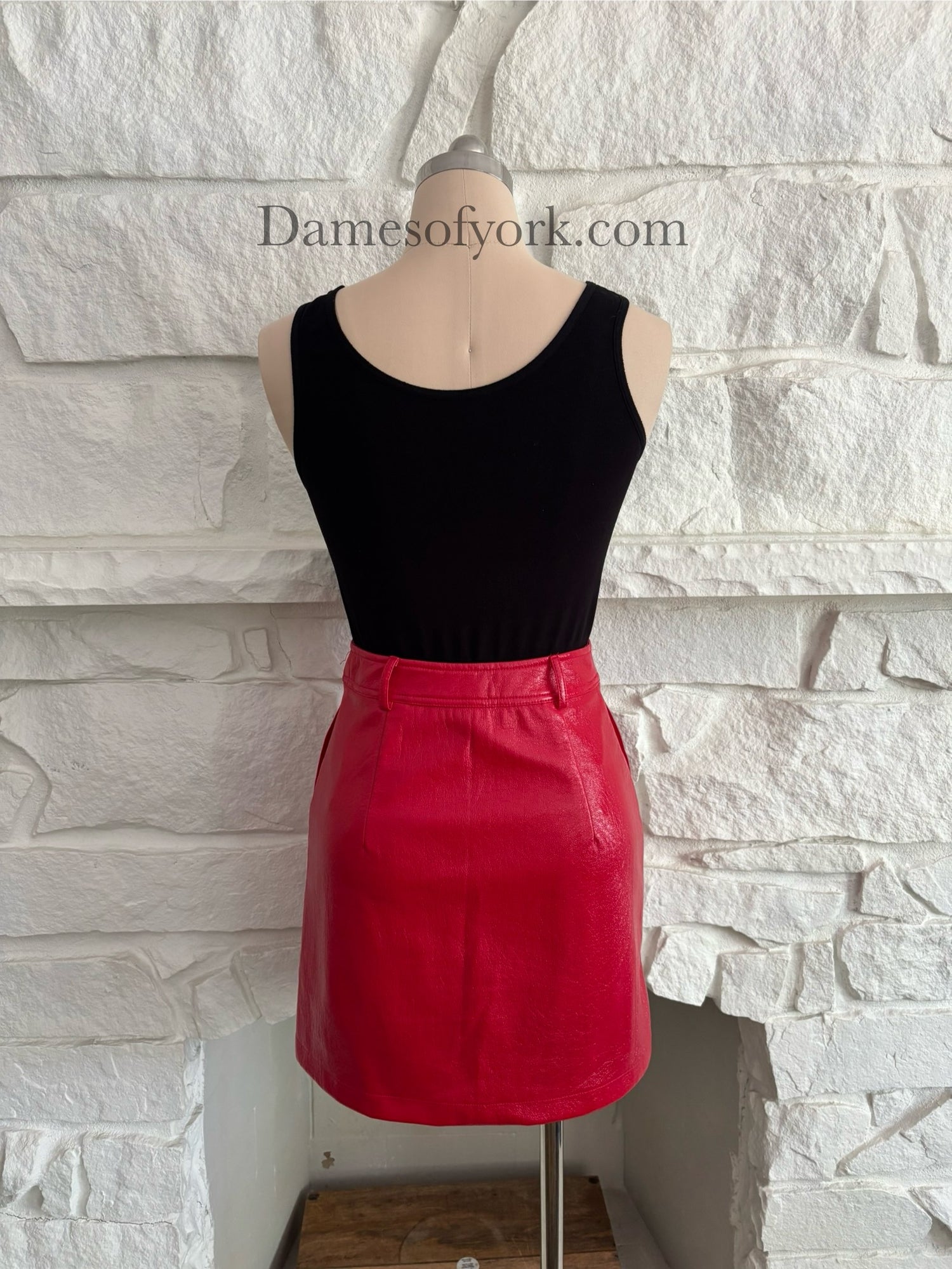Red Mini Skirt