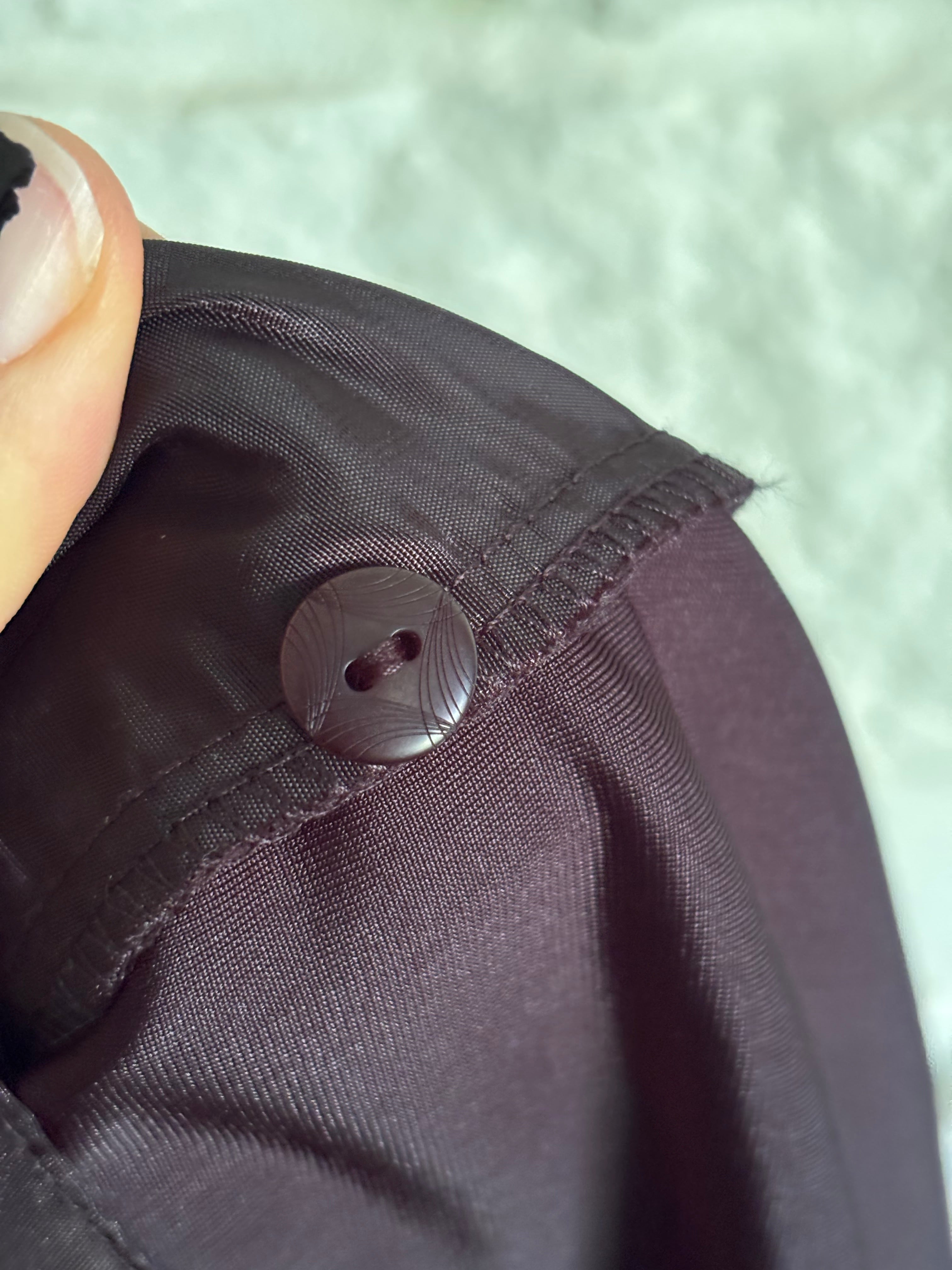 Velvet Contrast Panel Blouse