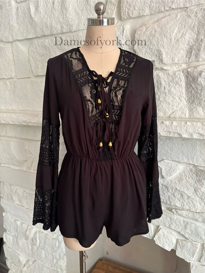 Midnight Meadow Romper
