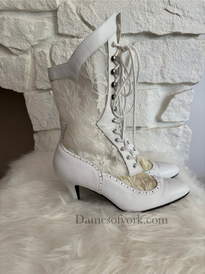 Gilded Grace Victorian Boots