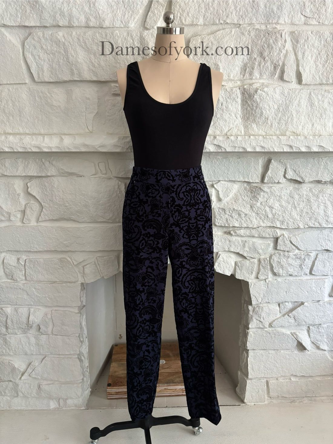 Blue Velvet Pants