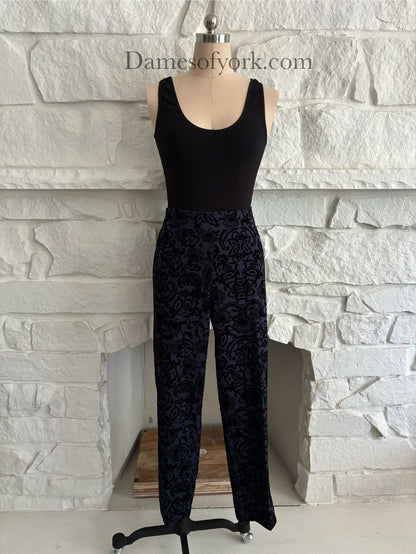 Blue Velvet Pants
