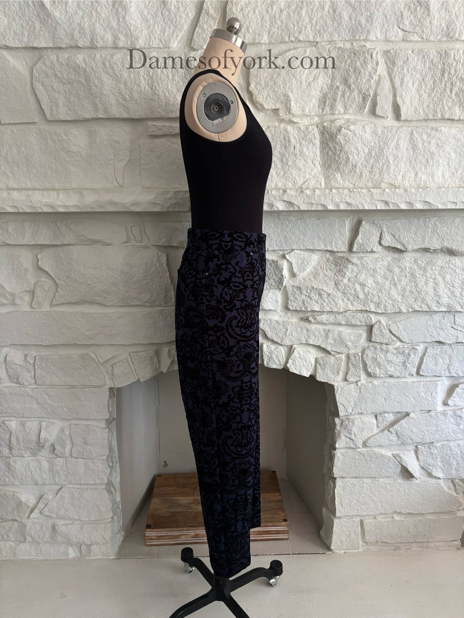 Blue Velvet Pants