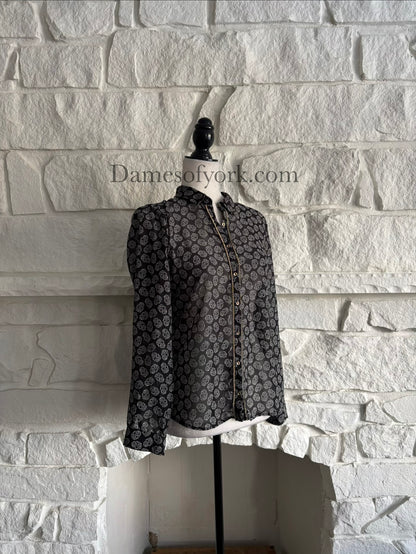 Gilded Sugar Skull Blouse