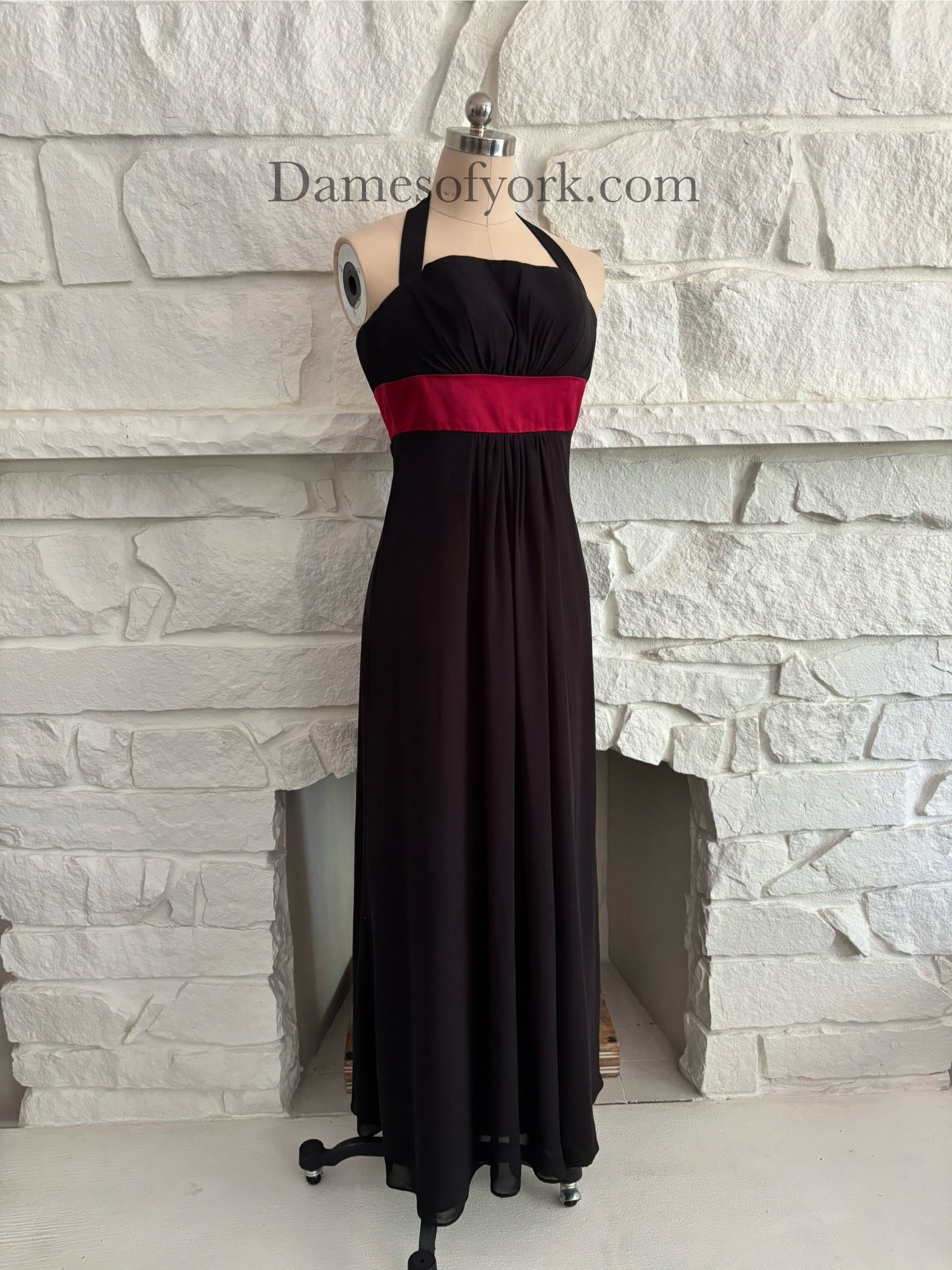 Red Sash Dress