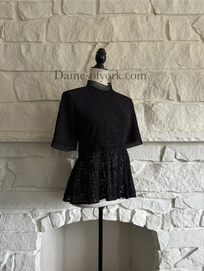 Lacecrest Peplum Top