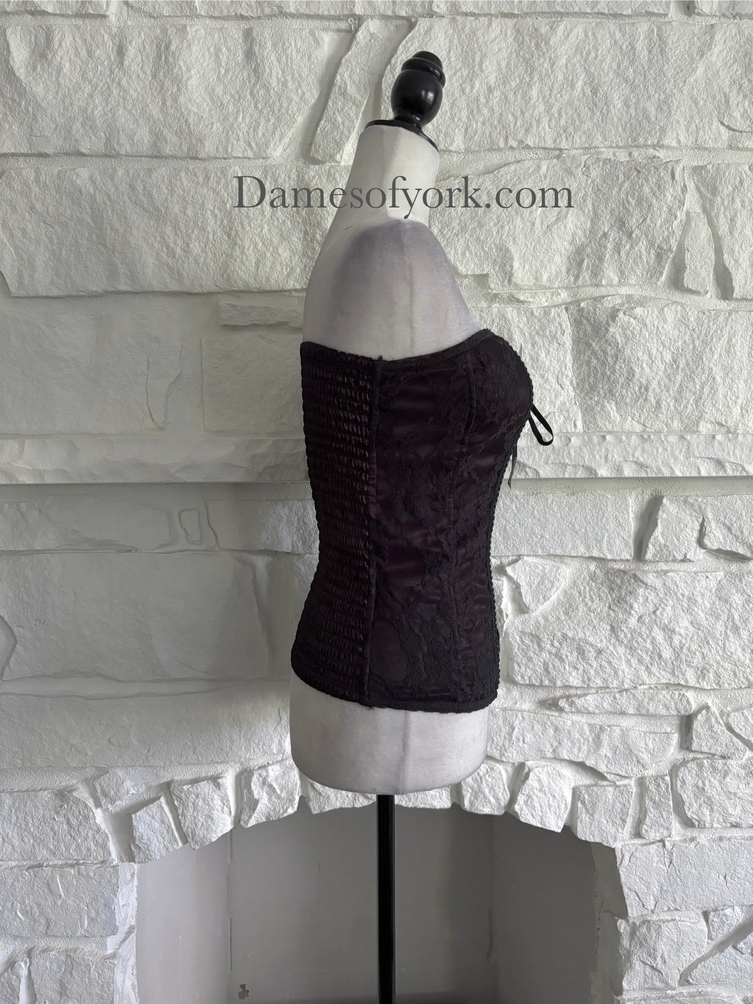 Midnight Lace Corset Top