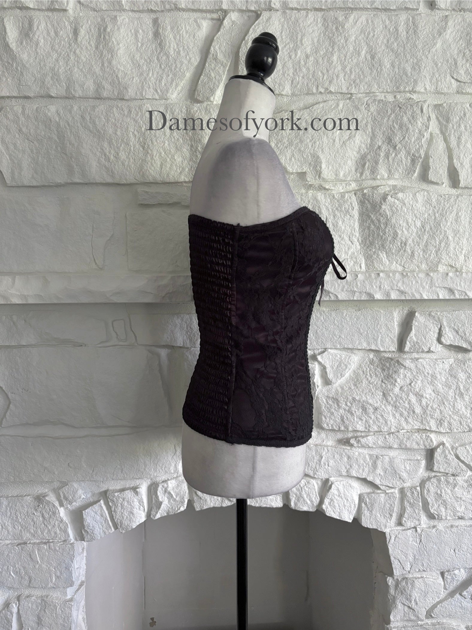 Midnight Lace Corset Top