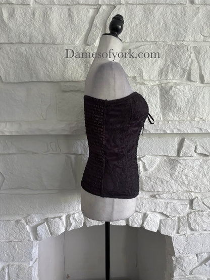 Midnight Lace Corset Top