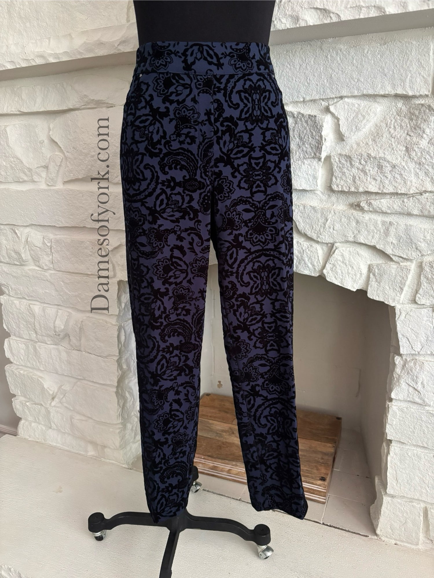 Blue Velvet Pants