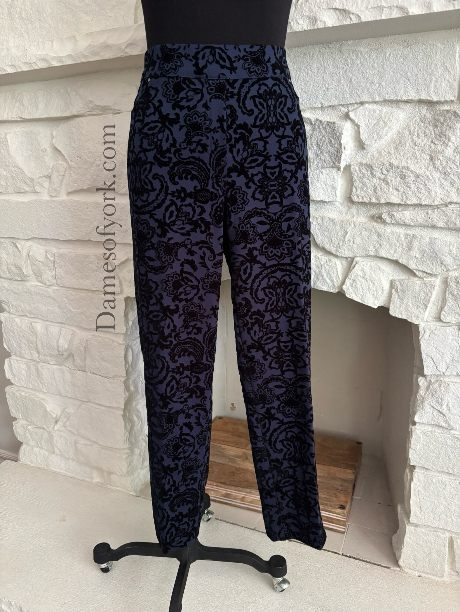 Blue Velvet Pants