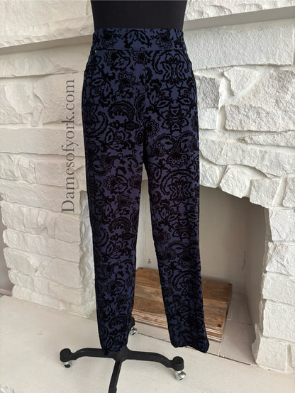 Blue Velvet Pants